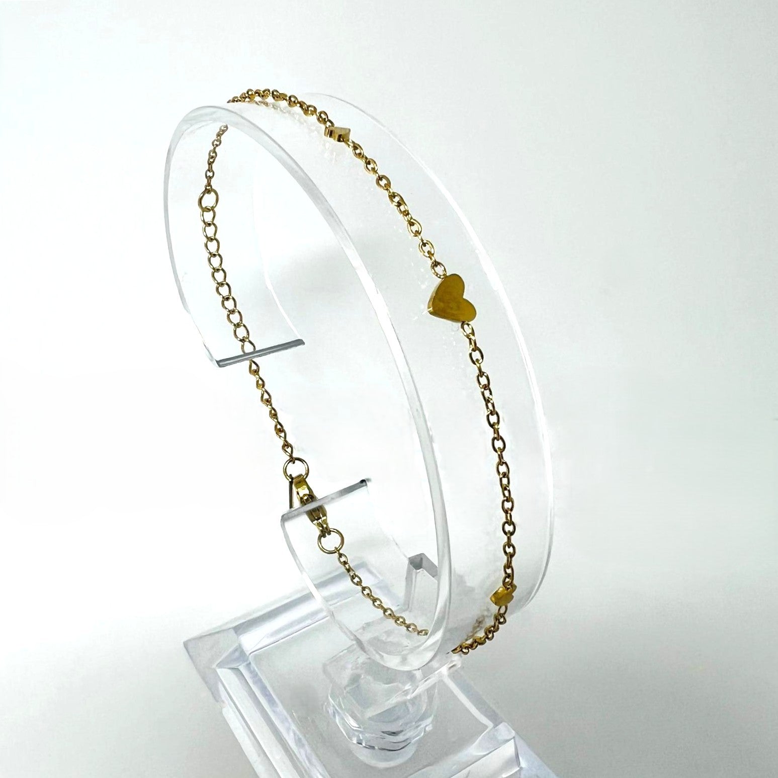 Minimalistisches Herz Armband