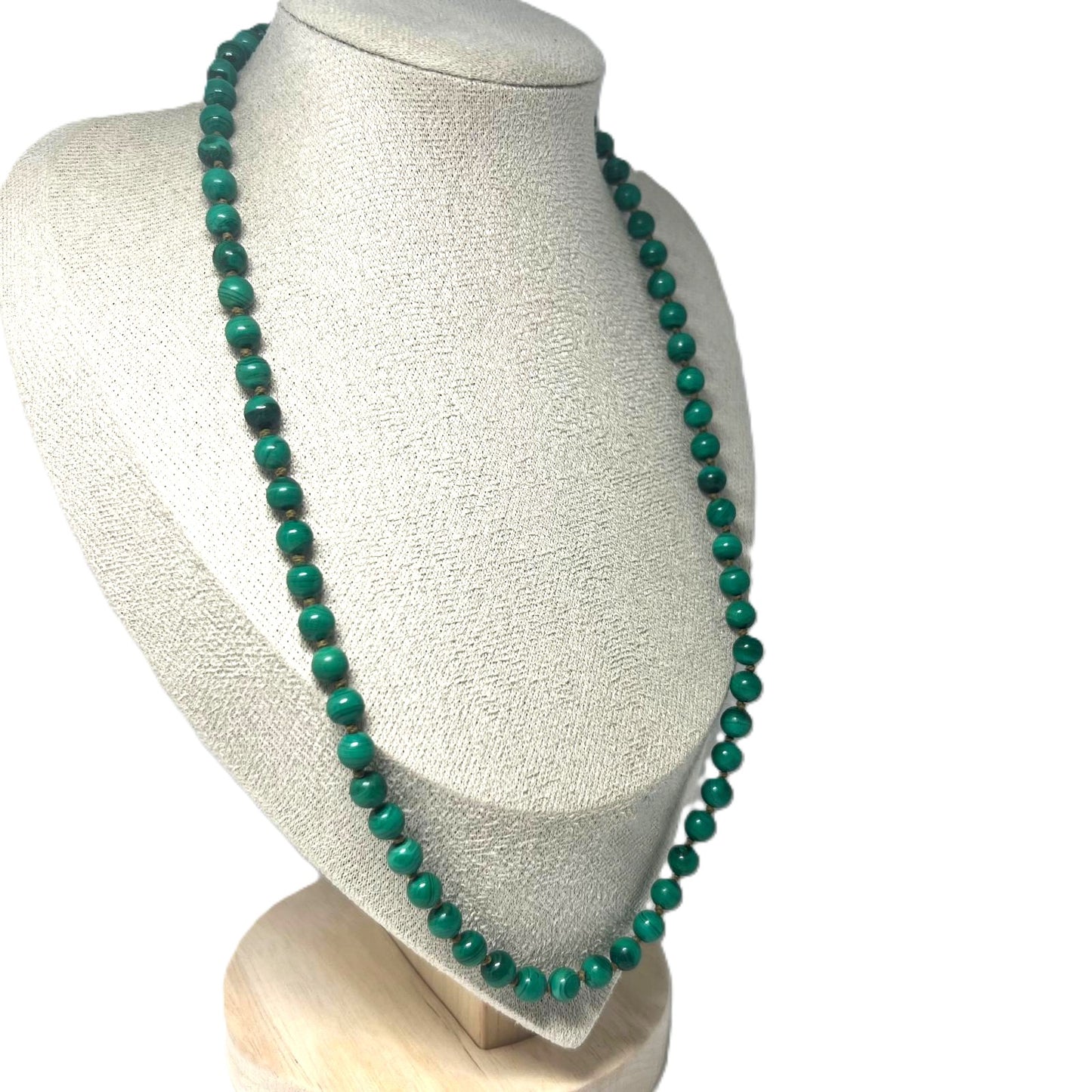 Antike Art Déco Malachit-Kette