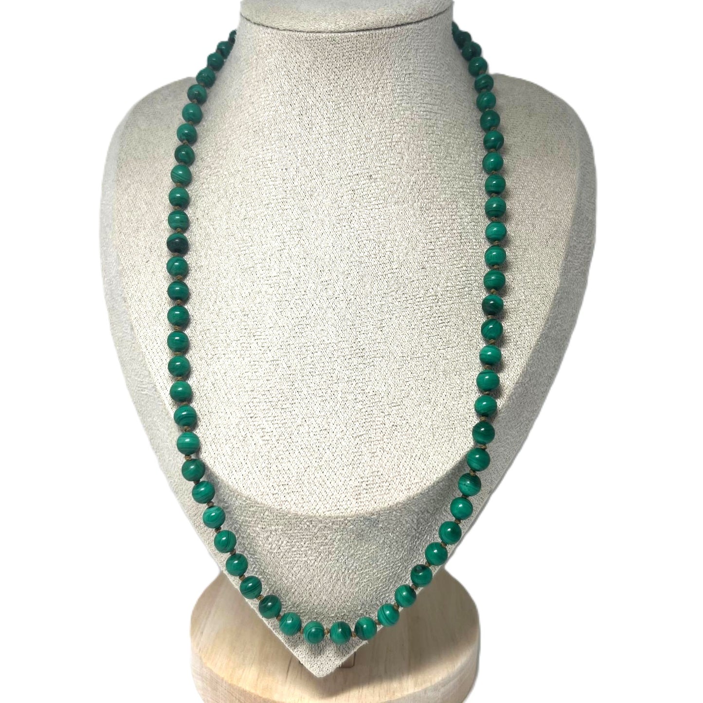 Antike Art Déco Malachit-Kette