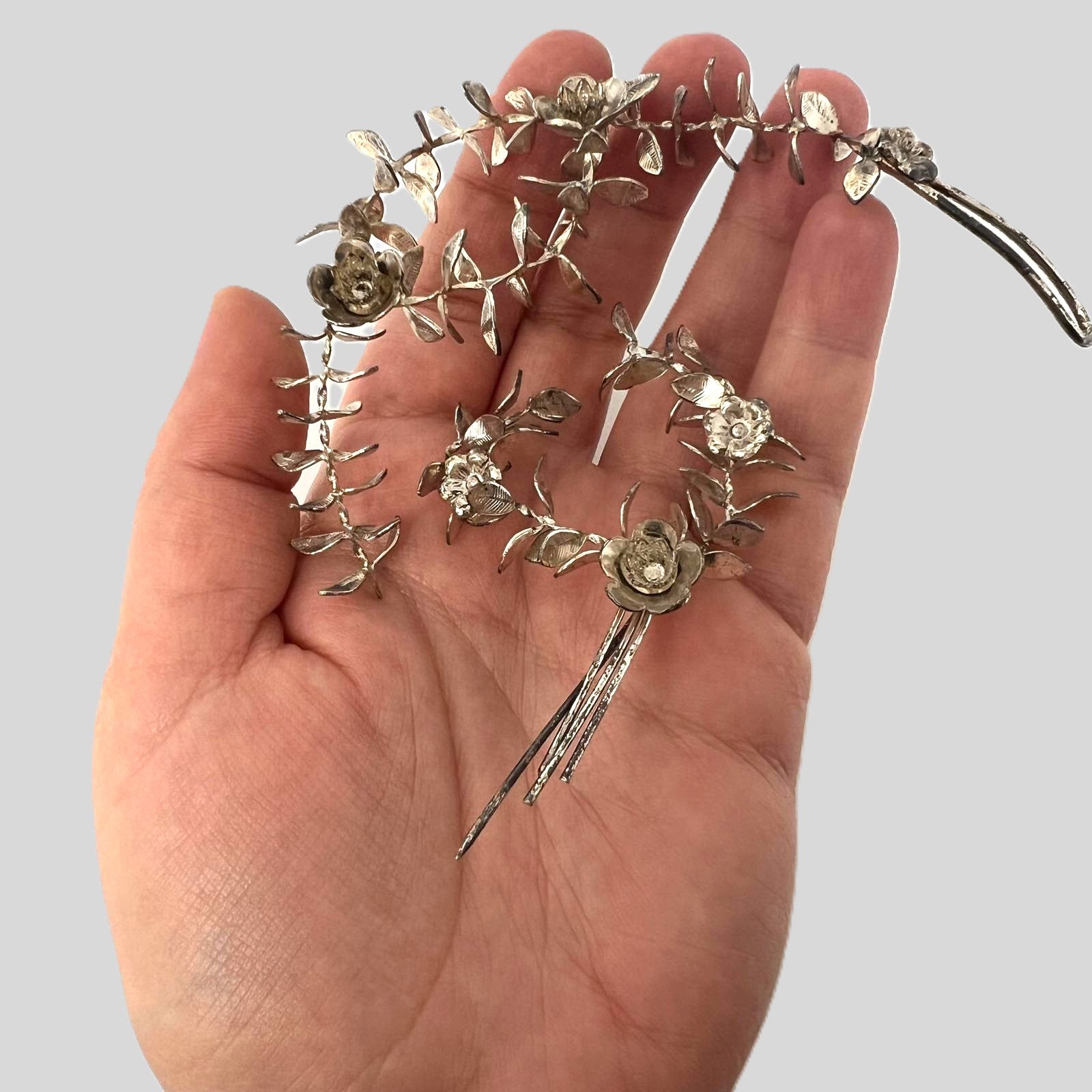 Antikes Haaraccessoire Silber 