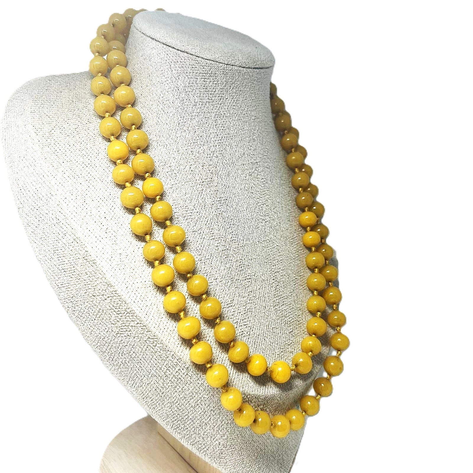 Art Déco Glasperlenkette