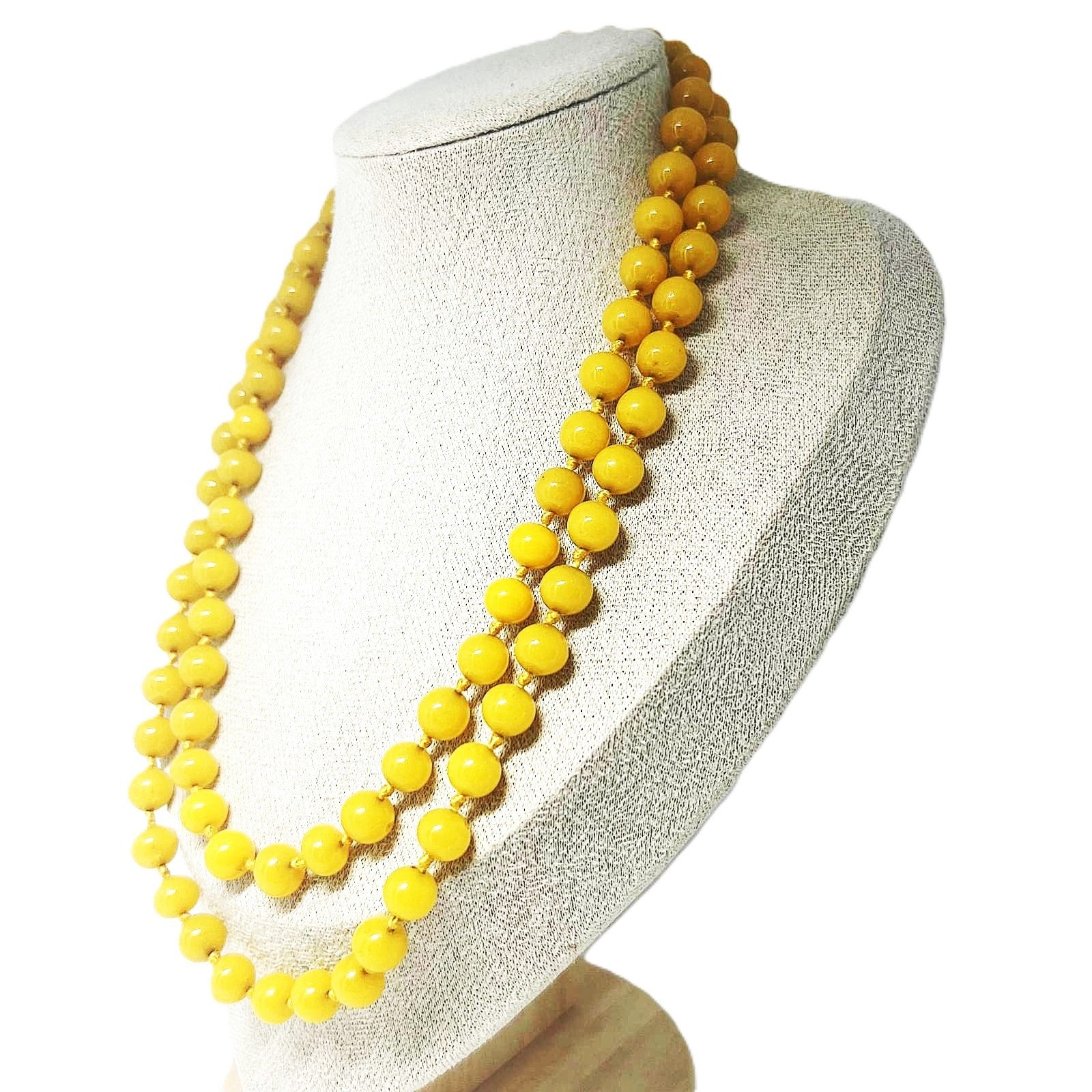 Art Déco Glasperlenkette