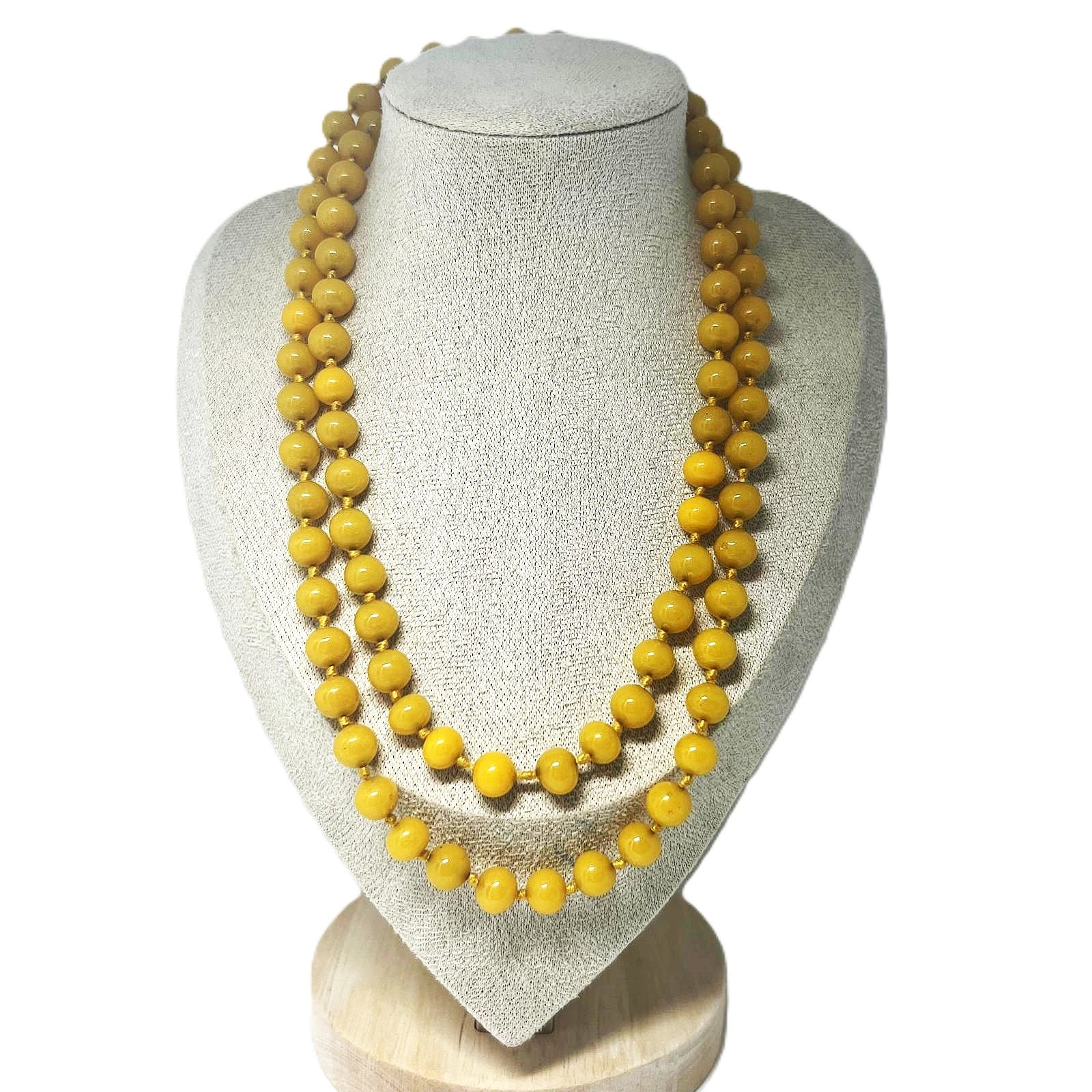 Art Déco Glasperlenkette