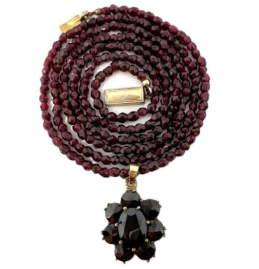 Antikes Biedermeier Granat 