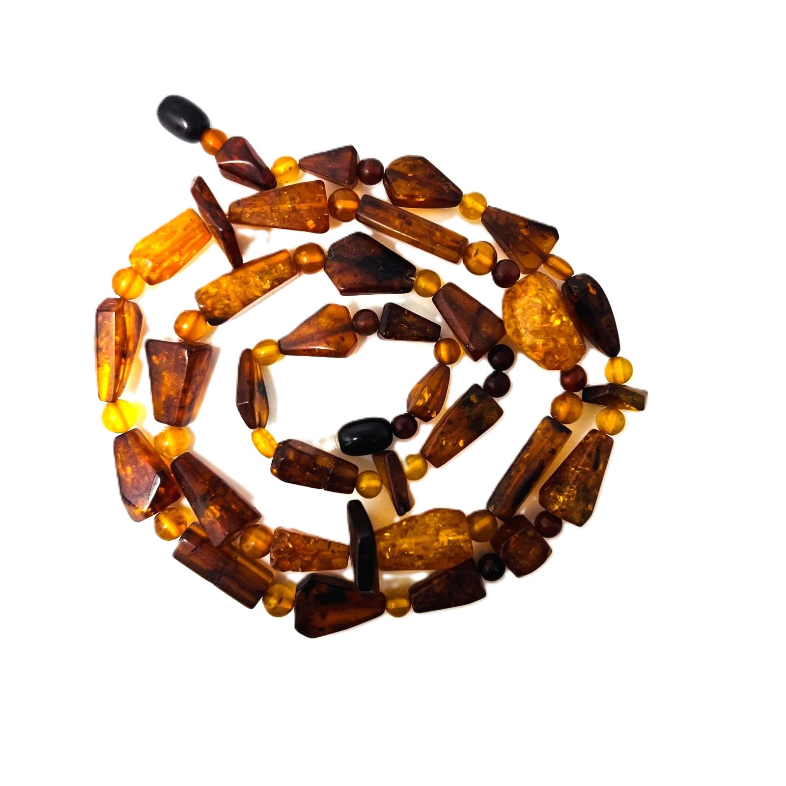 Antike Bernsteinkette 
