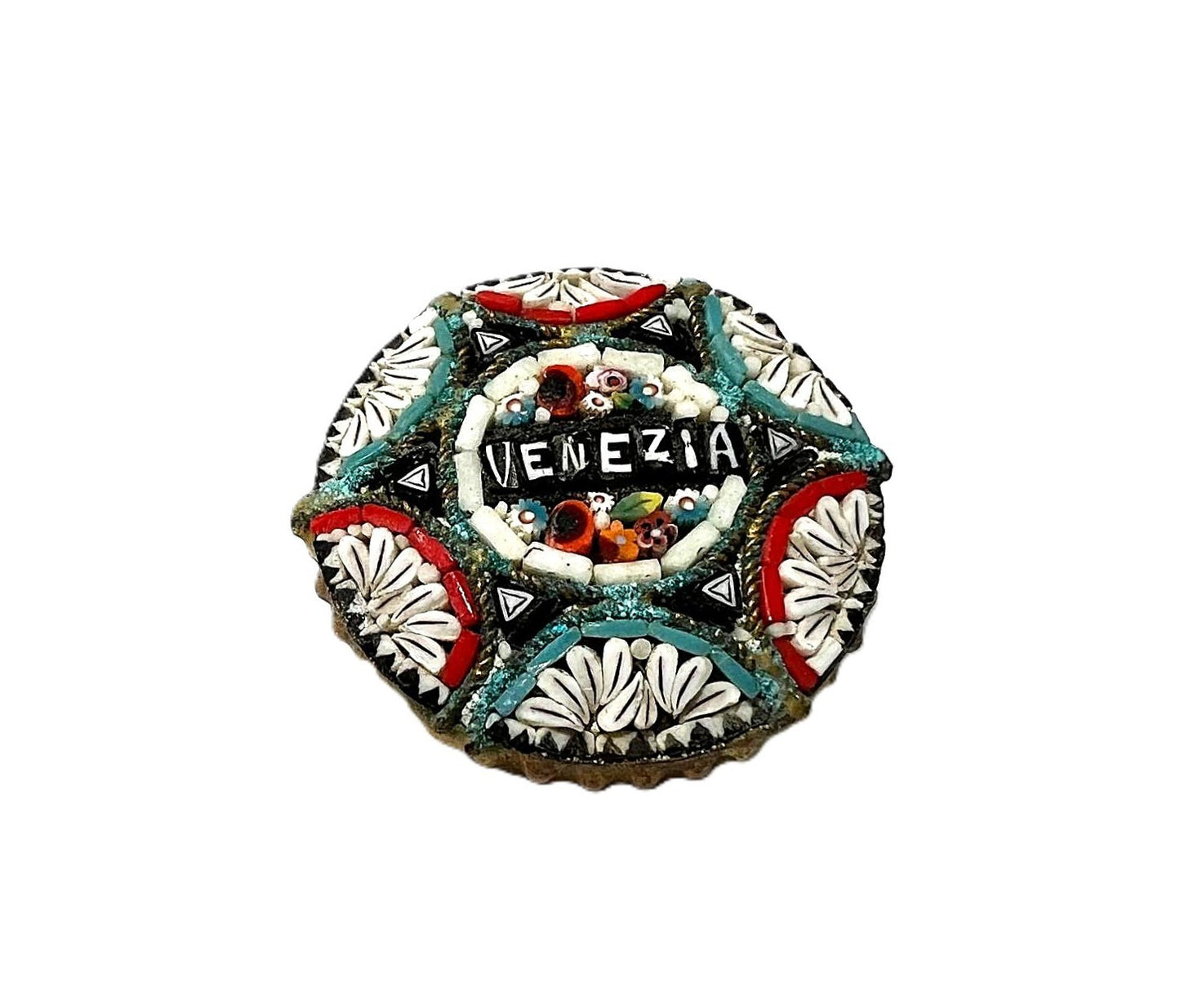 Antike Mikromosaik Brosche