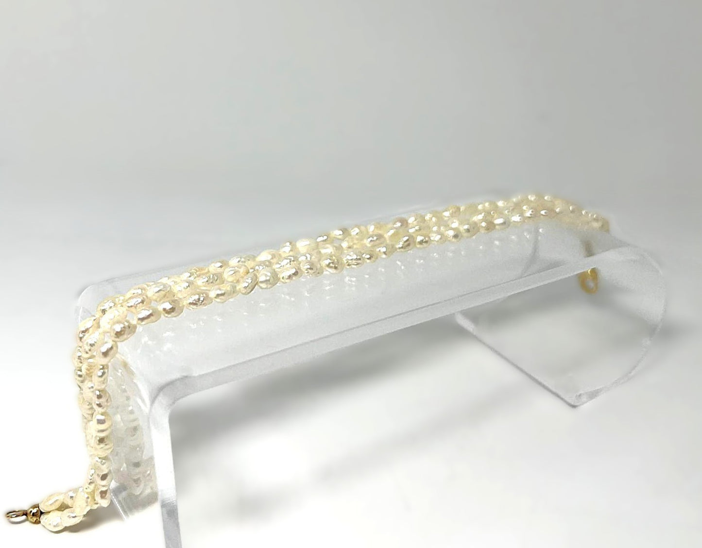 "Elegantes Süßwasser Perlenarmband 