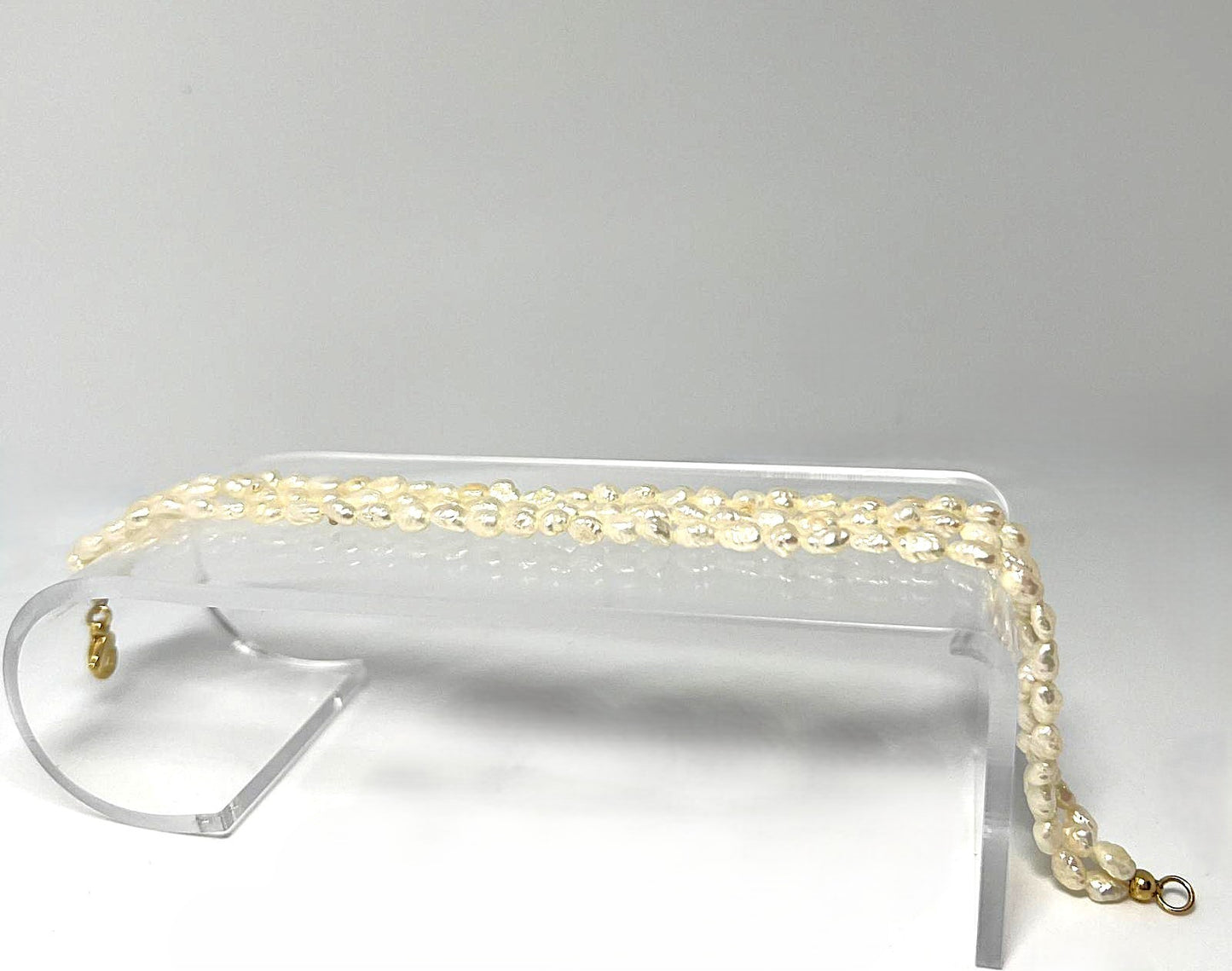 "Elegantes Süßwasser Perlenarmband 