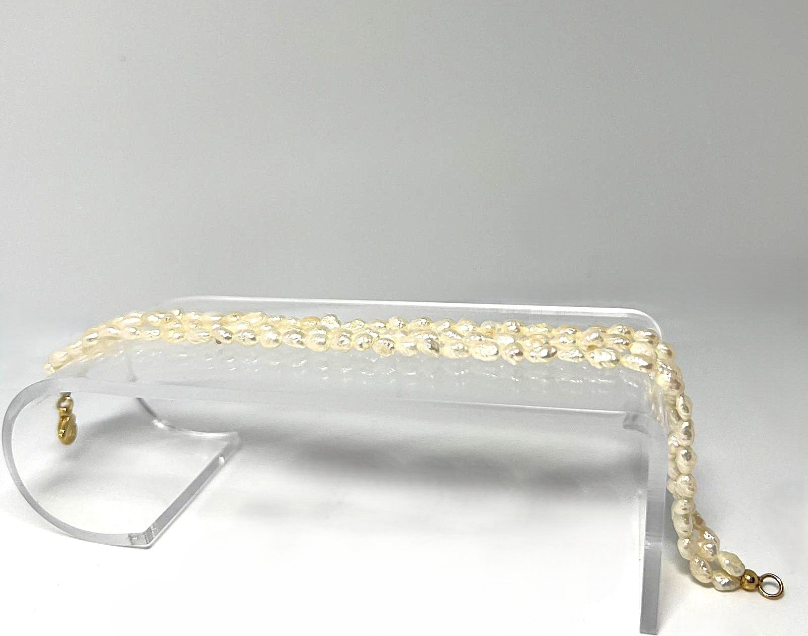 "Elegantes Süßwasser Perlenarmband 