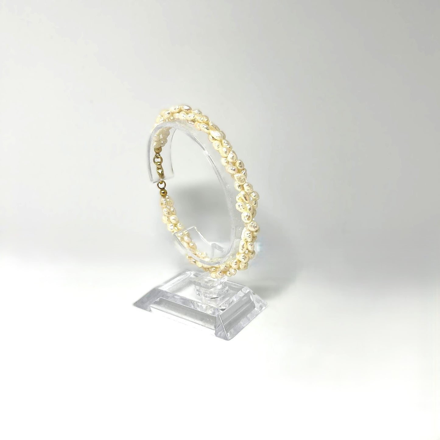 "Elegantes Süßwasser Perlenarmband 