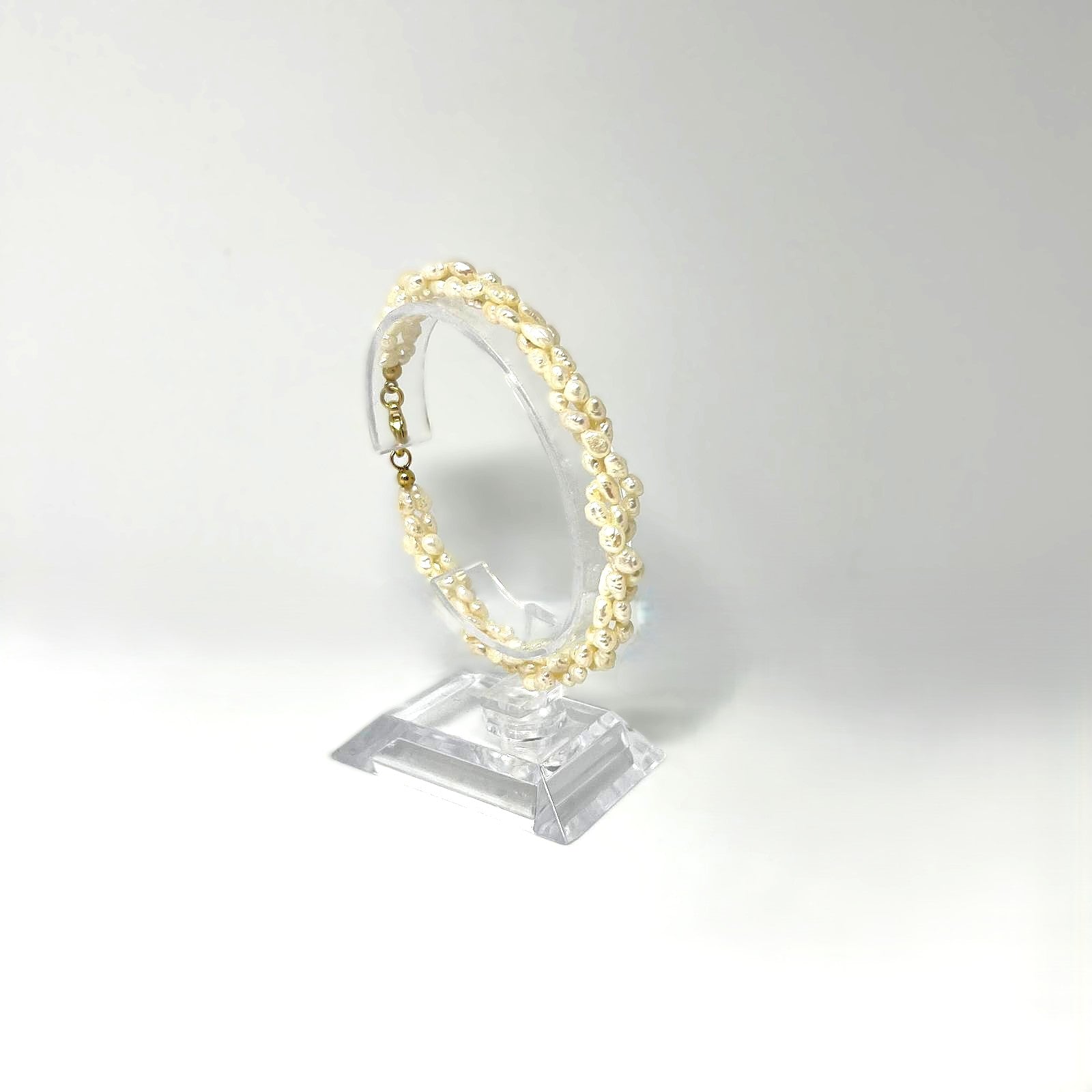 "Elegantes Süßwasser Perlenarmband 