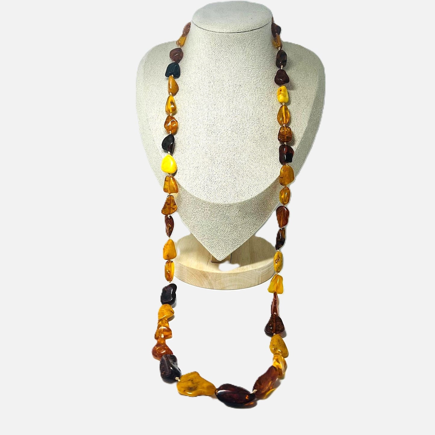 Antike Bernsteinkette Butterscotch 