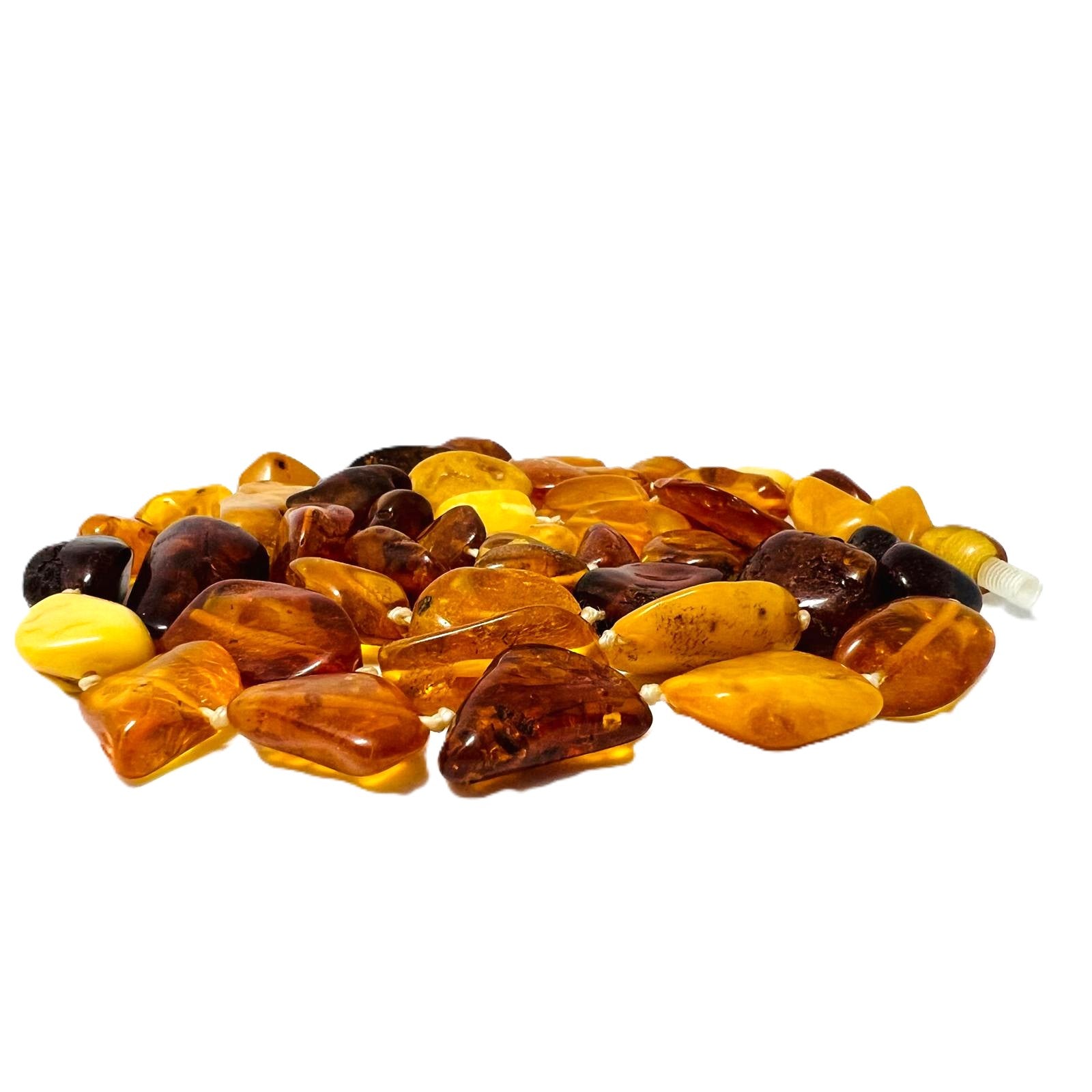 Antike Bernsteinkette Butterscotch 