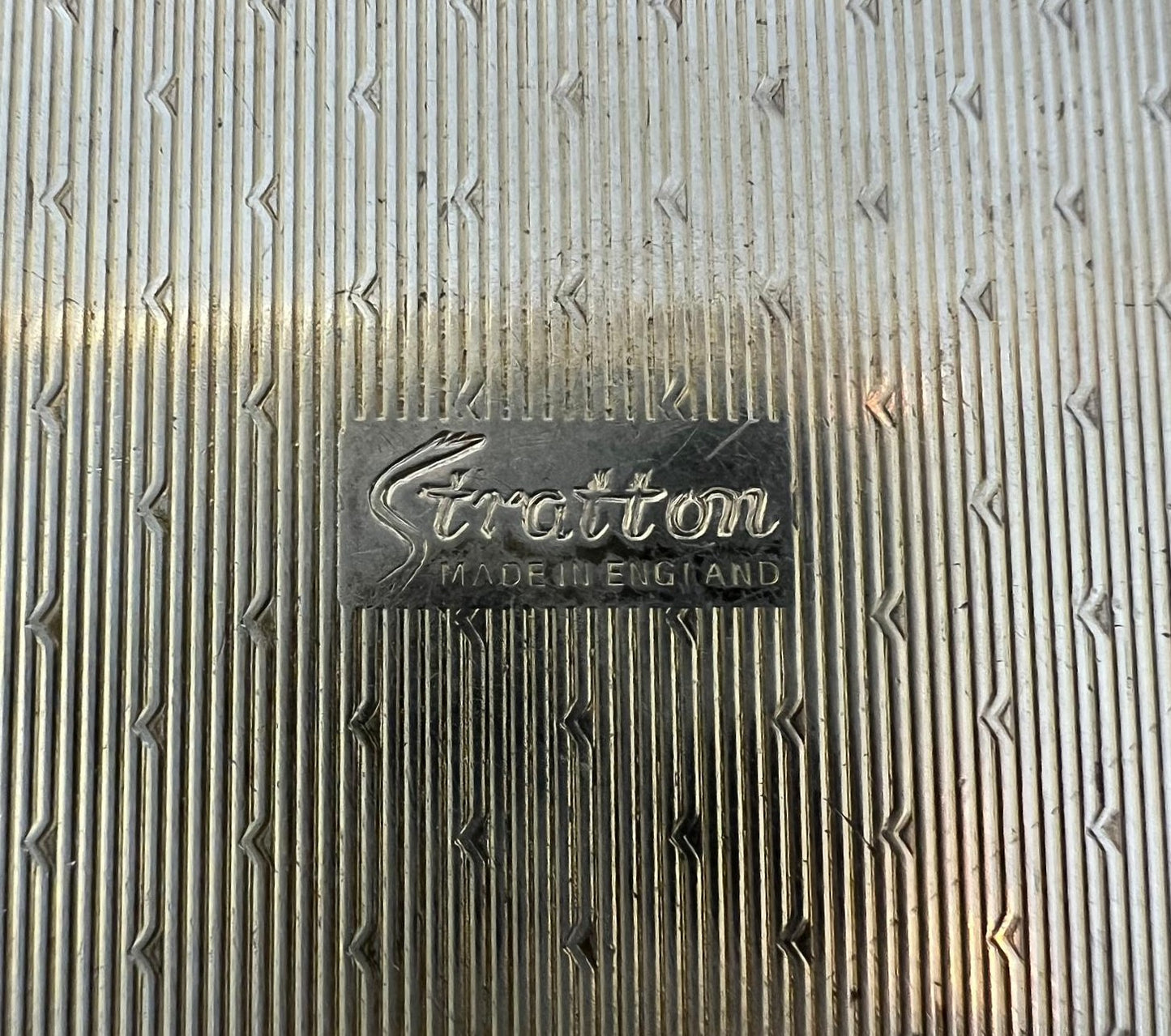 Stratton Puderdose Art Déco