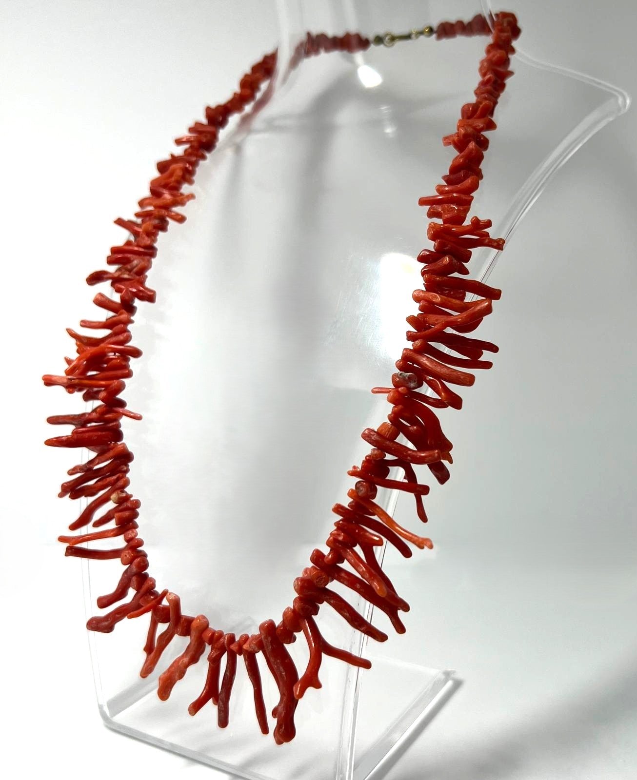 Antike Astkorallen-Collier 