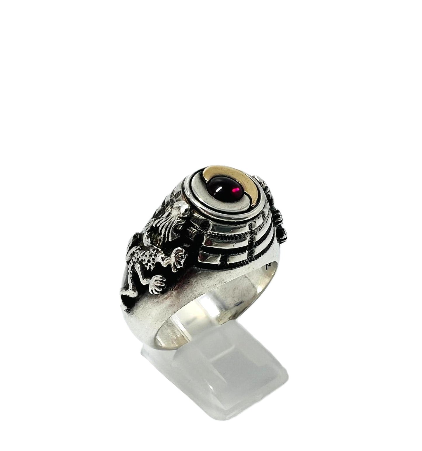 Antiker 835 Silber Giftring 