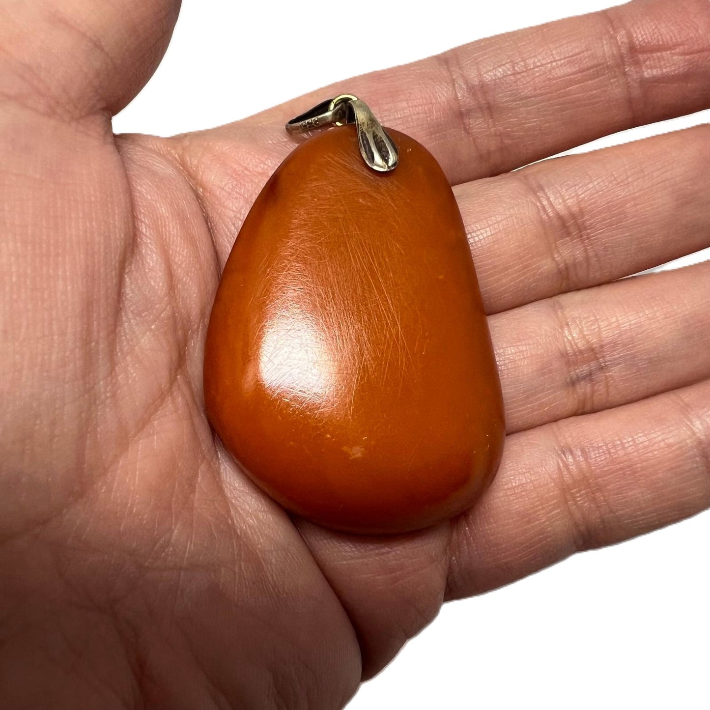 Antiker Art Déco Bernstein Anhänger