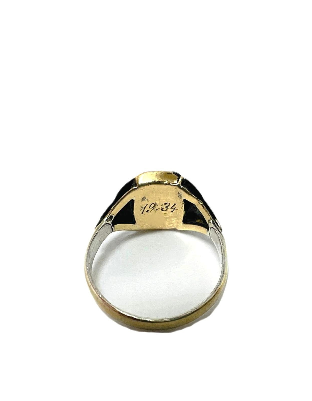 Antiker Art Déco Siegelring