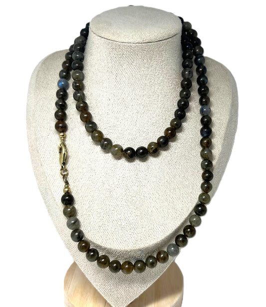 Labradorit Edelstein Kette 