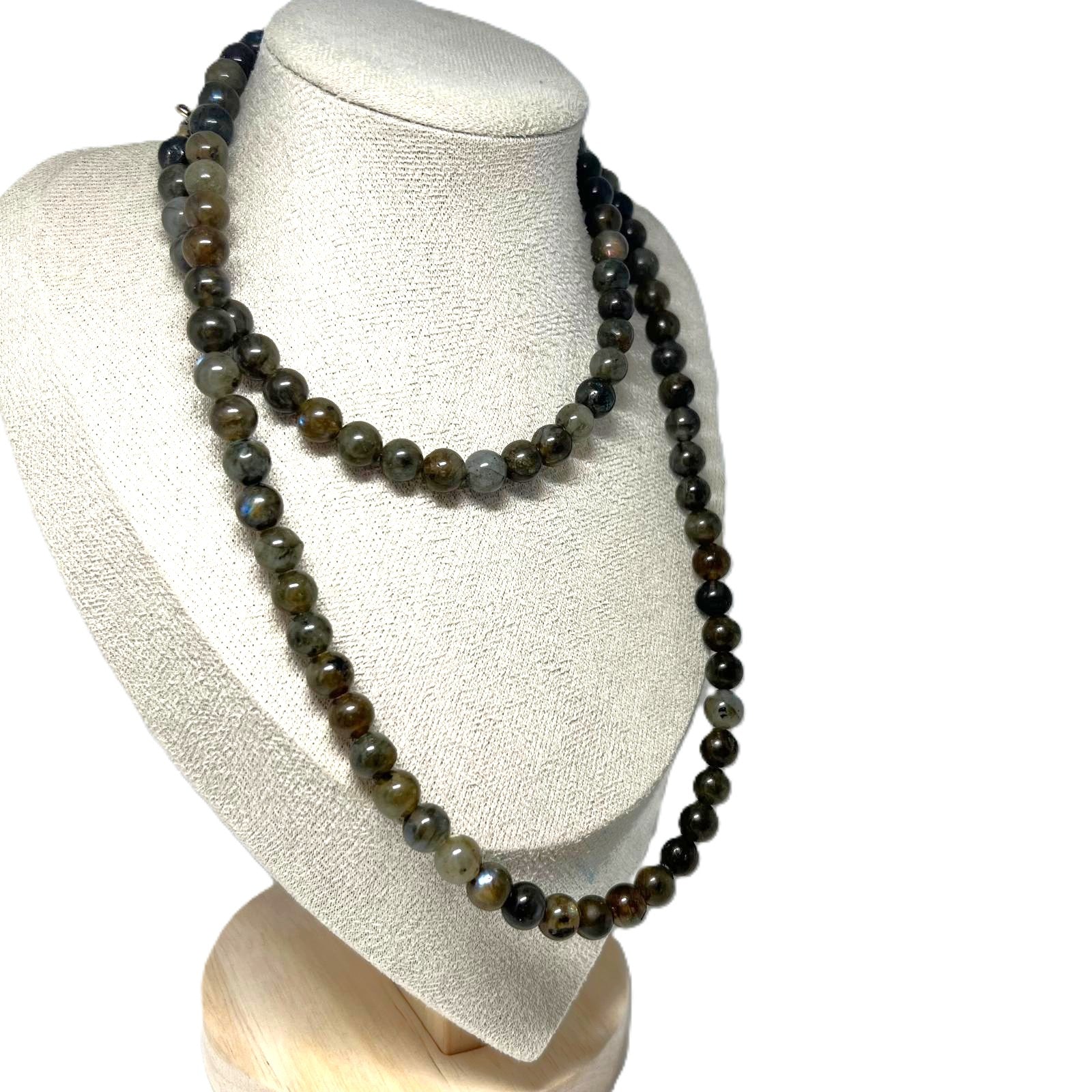 Labradorit Edelstein Kette 