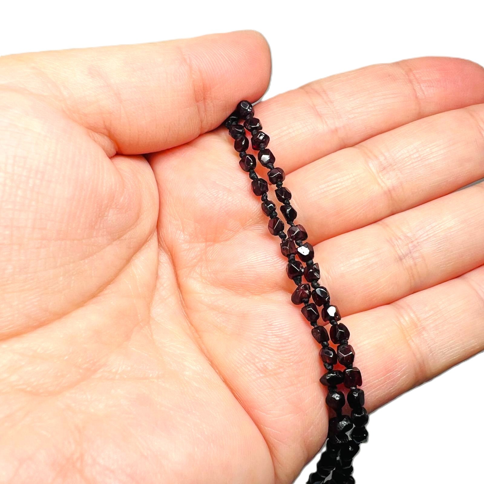 Biedermeier Granat Kette