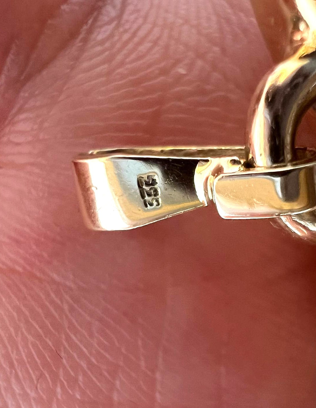 Vintage Herz Anhänger 333 Gold