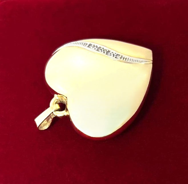 Vintage Herz Anhänger 333 Gold