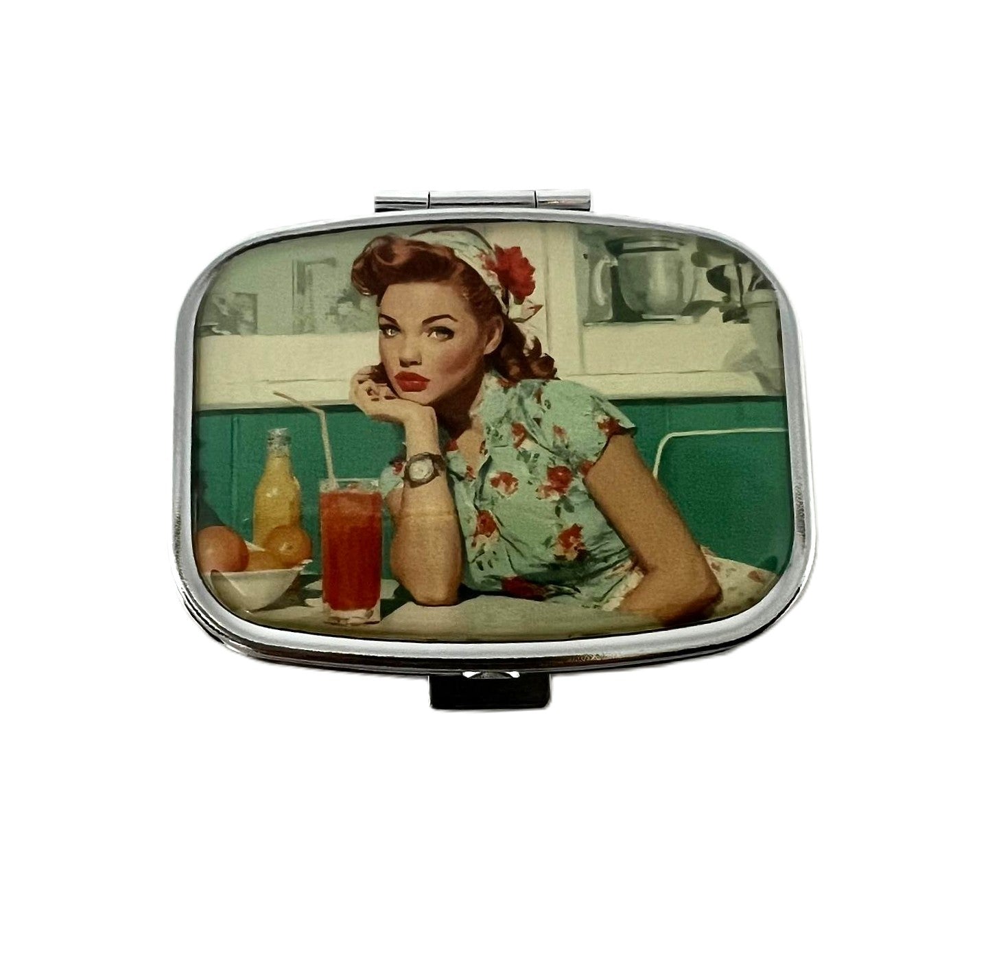 Retro Pin Up Pill Box