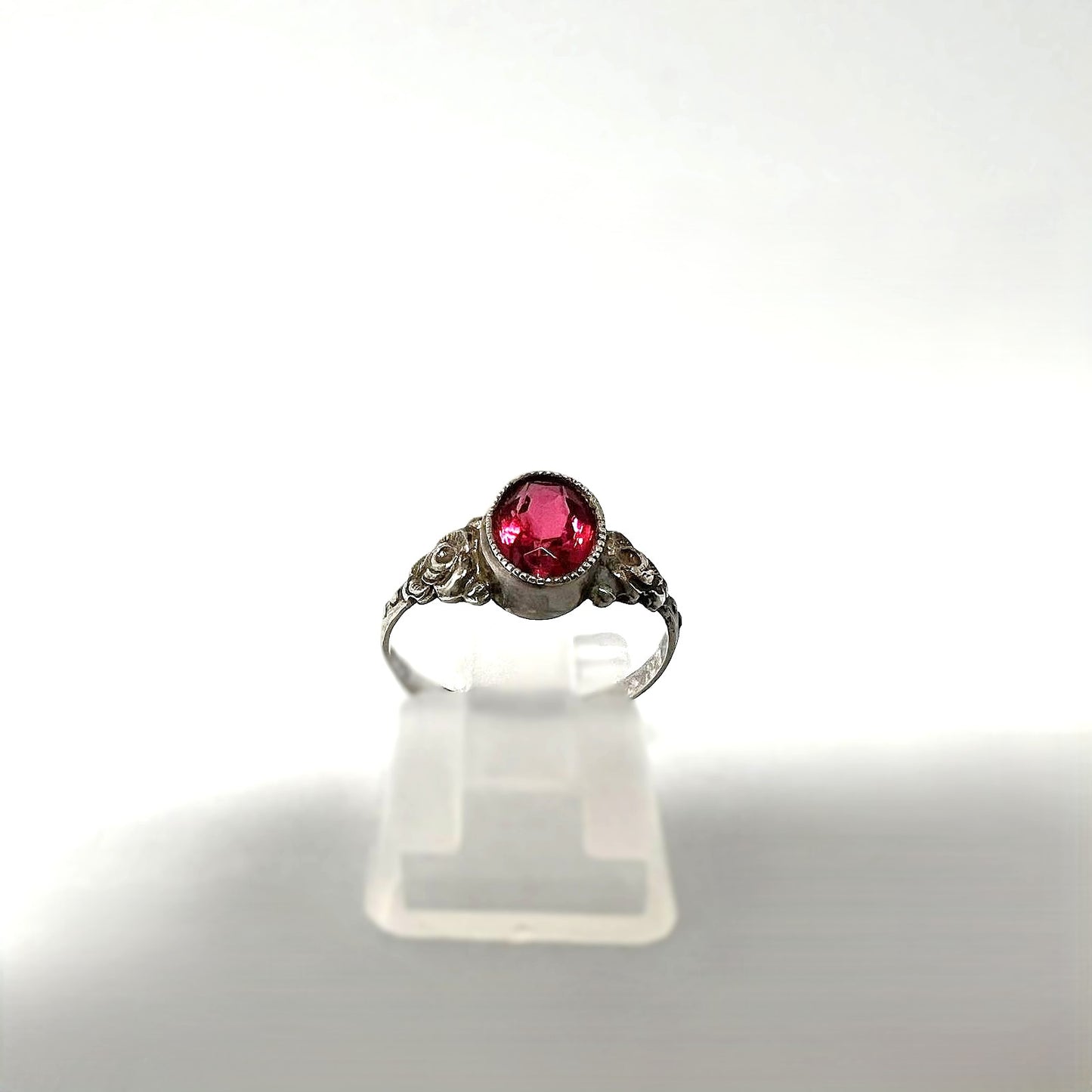 Minimalistischer Art Déco 830 Silberring 