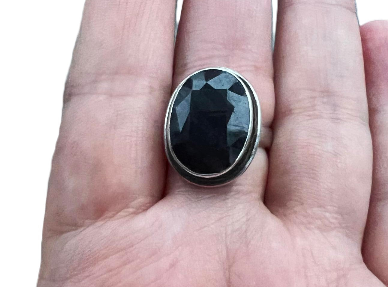  Saphir Ring 875 Silber