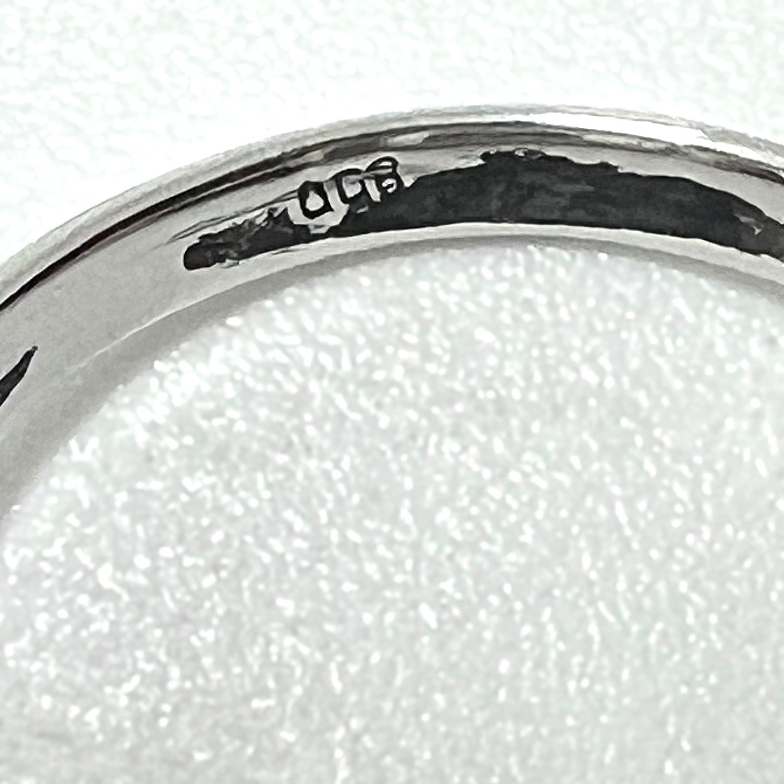 Antiker 800 Silberring mit großem Aquamarin 