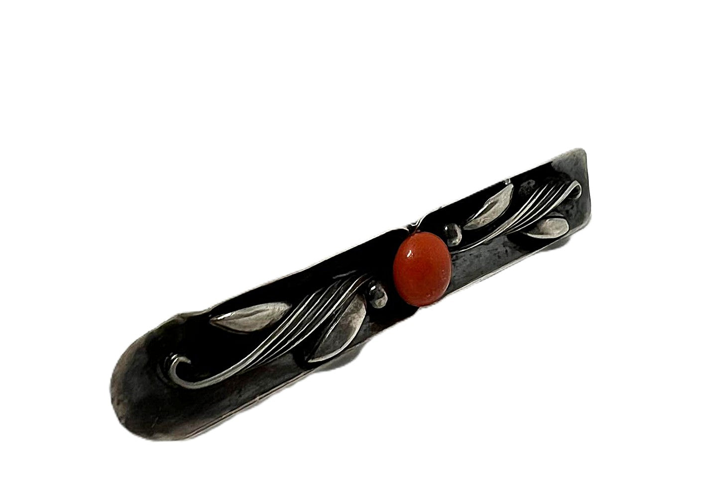 Antike Jugendstil-Stabbrosche aus 835 Silber