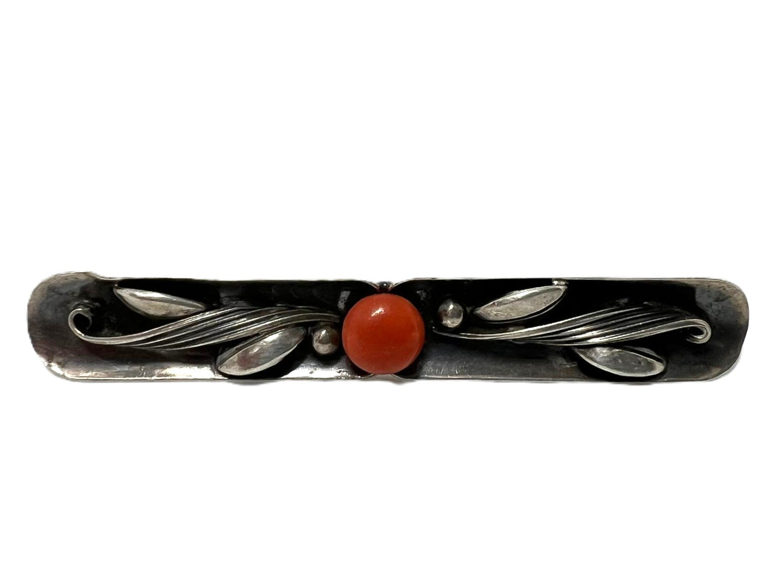 Antike Jugendstil-Stabbrosche aus 835 Silber