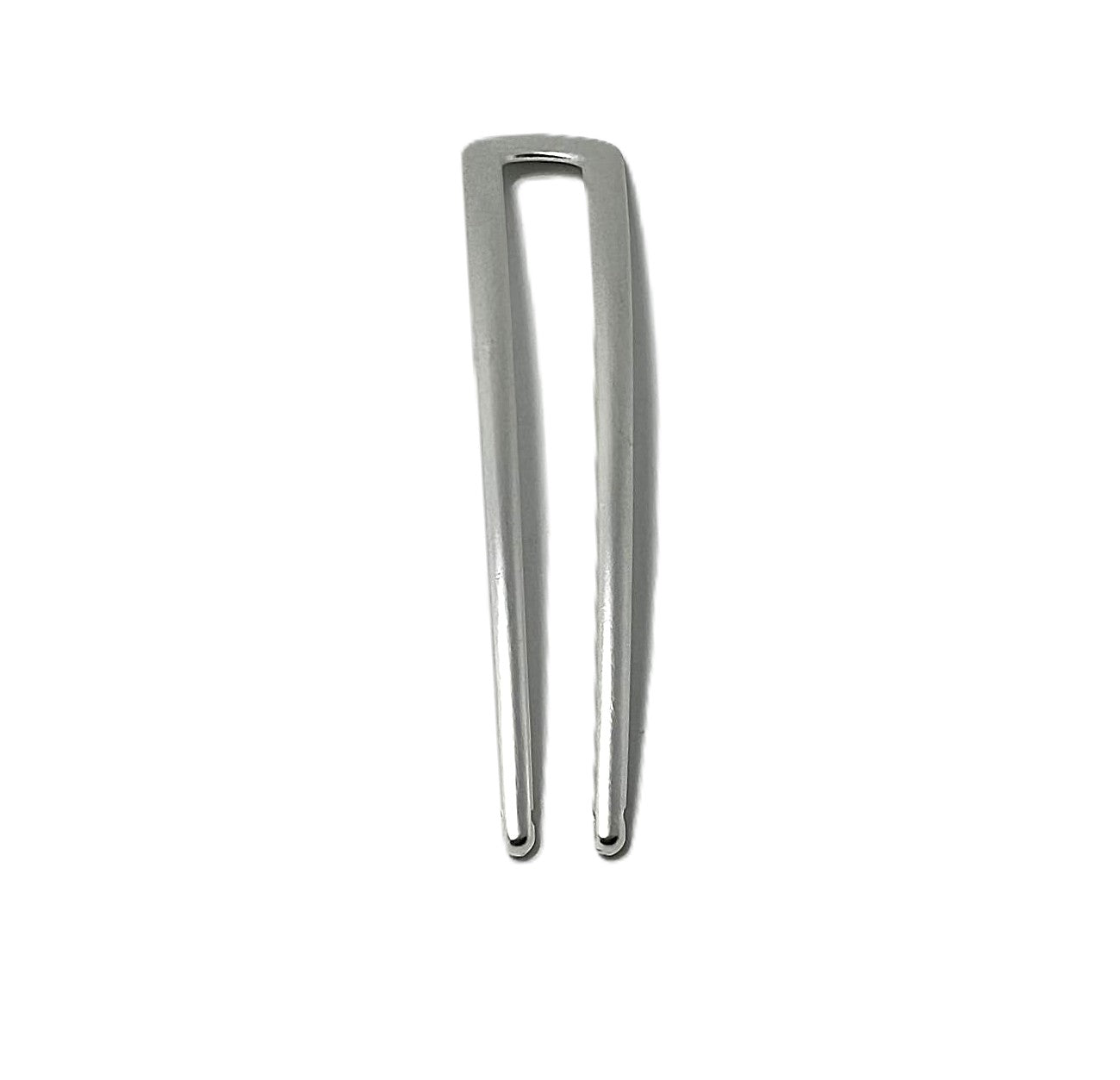 Minimalistische silberfarbene French Hair Pin