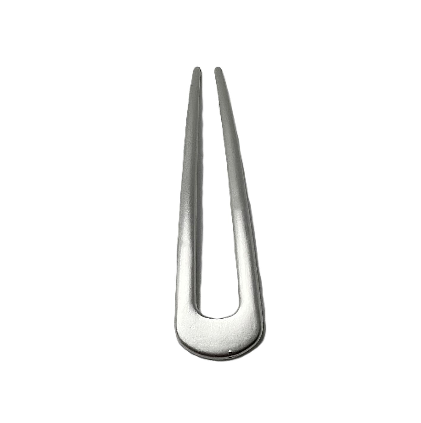 Minimalistische silberfarbene French Hair Pin