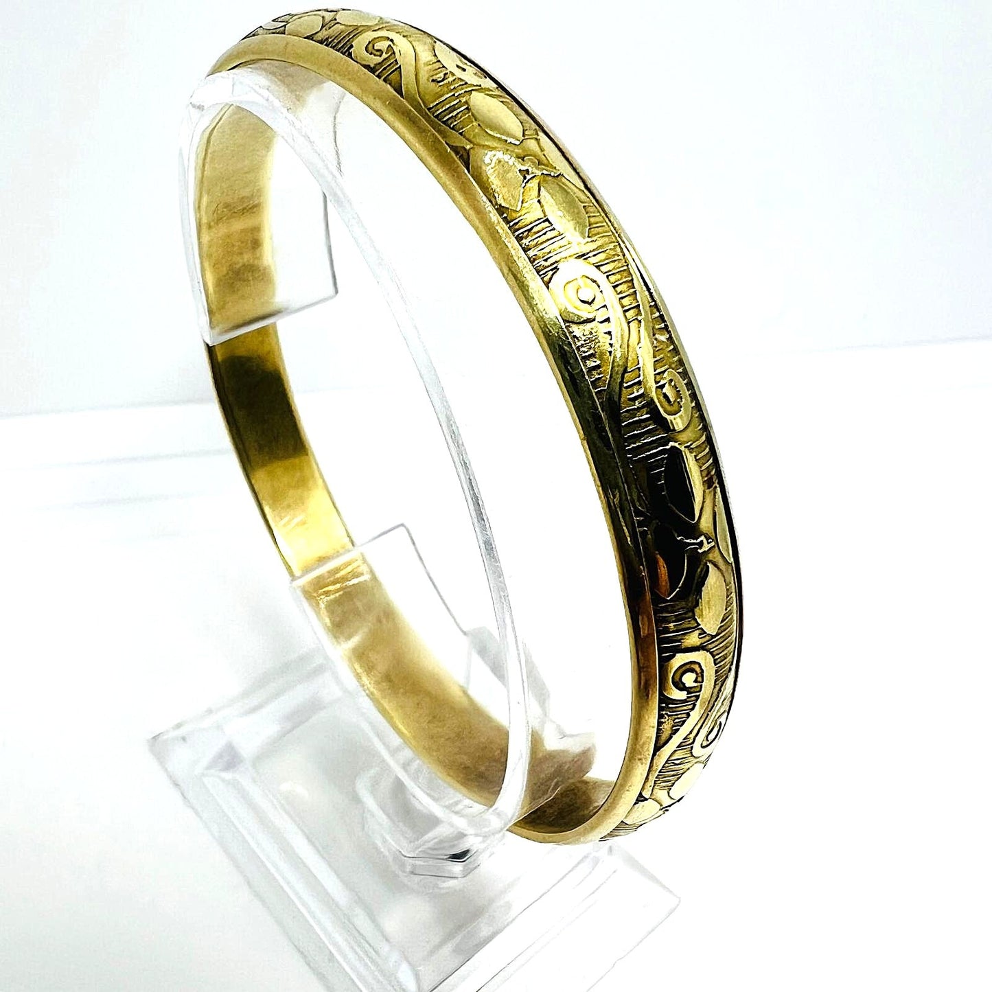 Antiker Biedermeier Armreif aus Messing