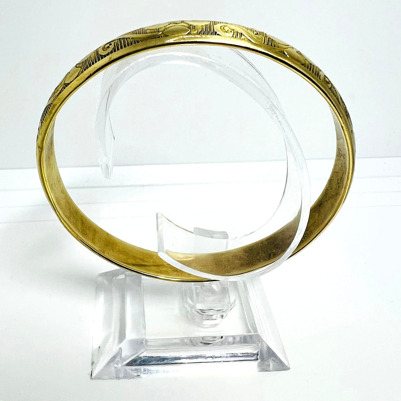 Antiker Biedermeier Armreif aus Messing