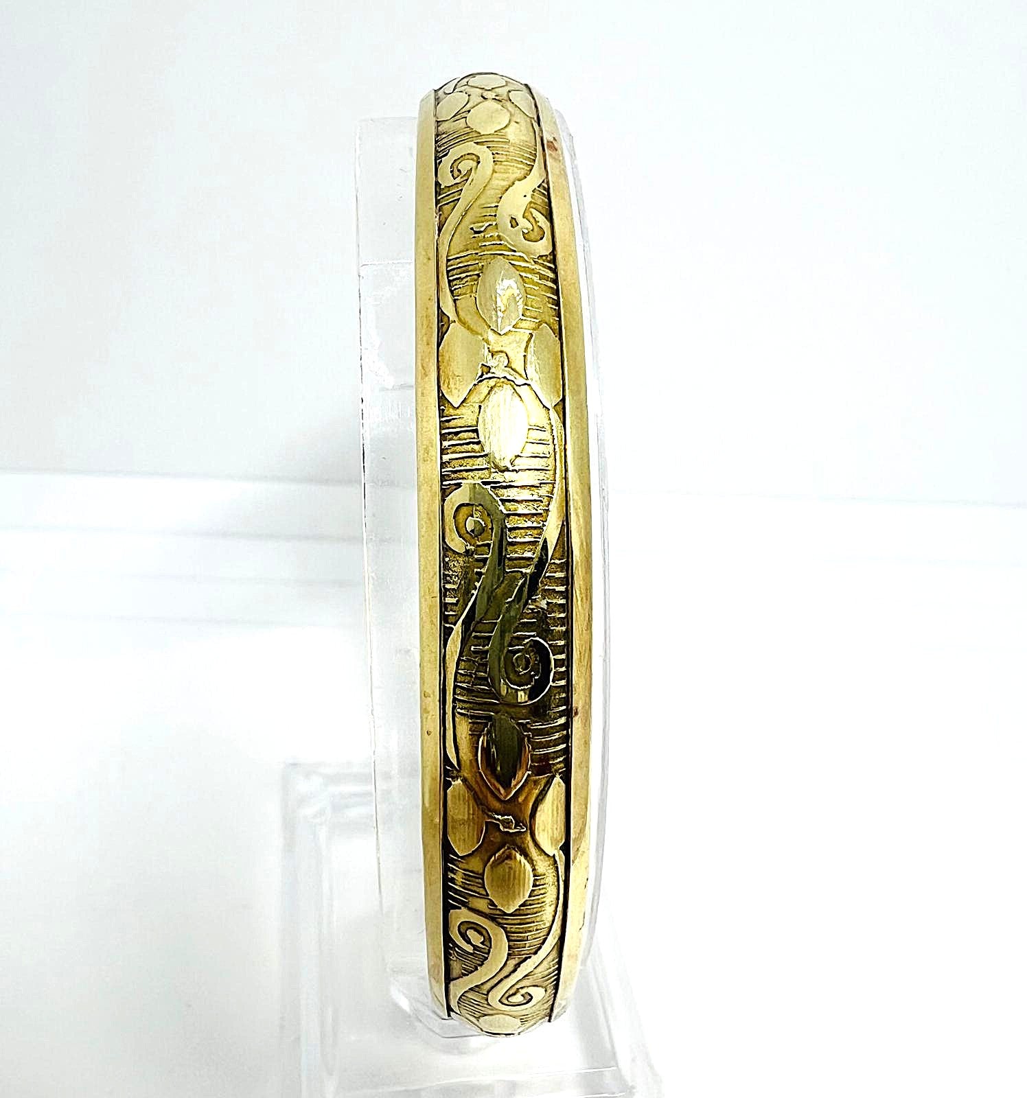 Antiker Biedermeier Armreif aus Messing