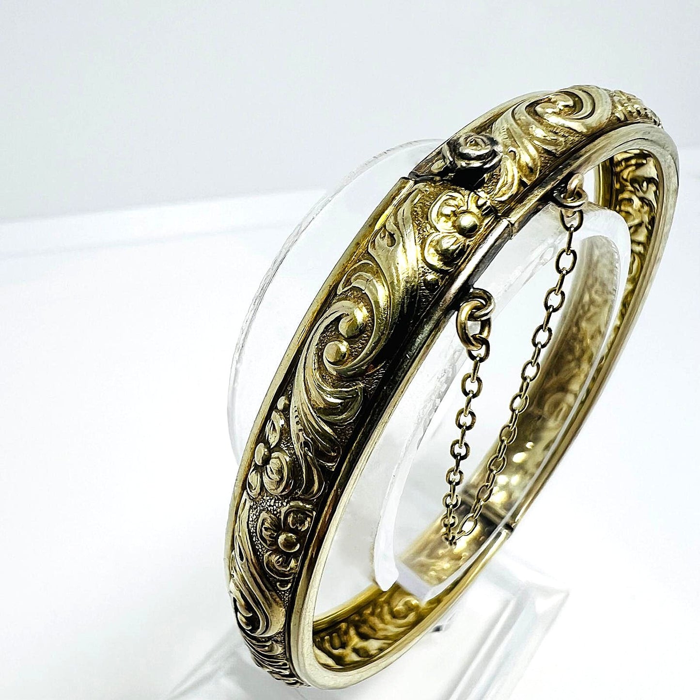 Biedermeier Armreif aus Messing v