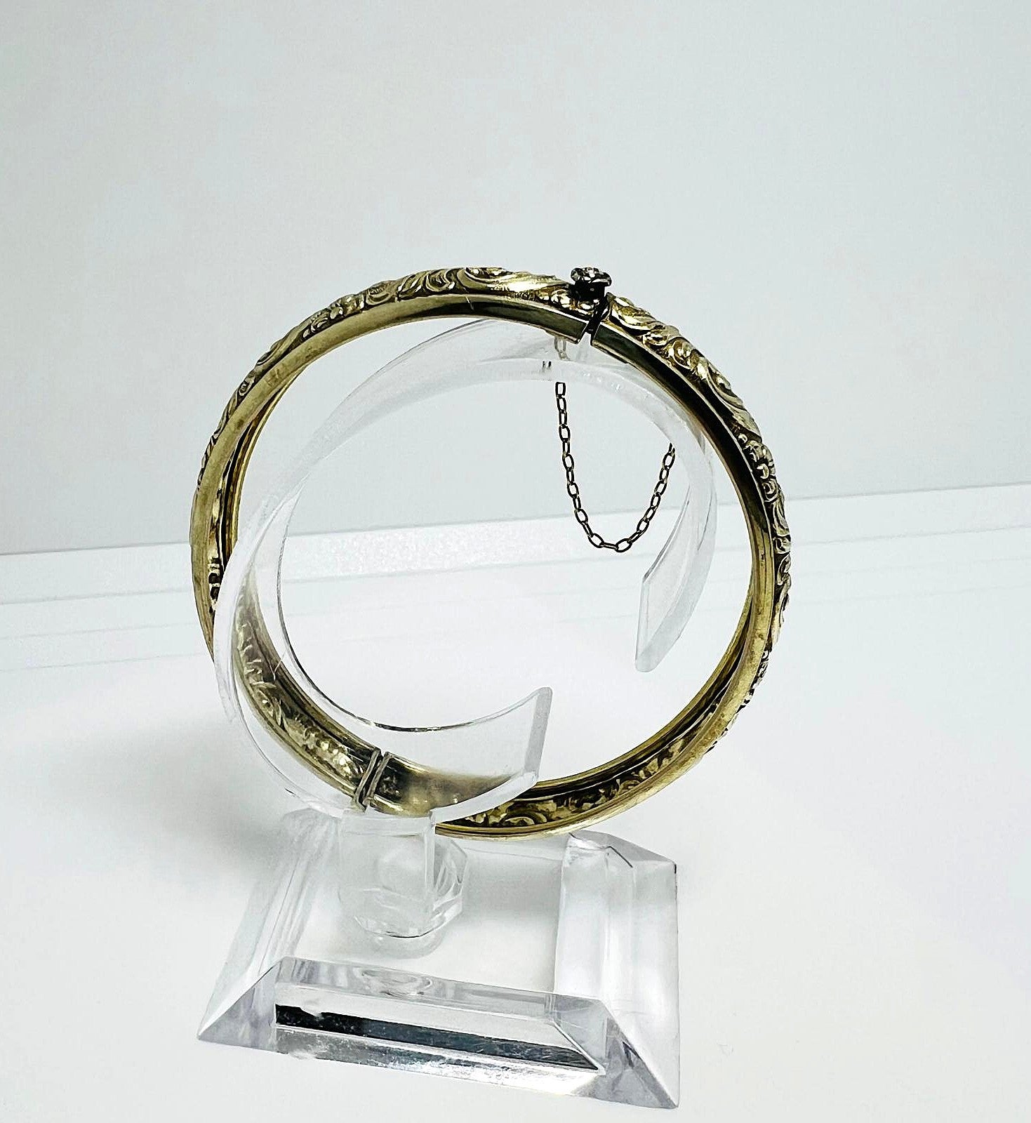 Biedermeier Armreif aus Messing v