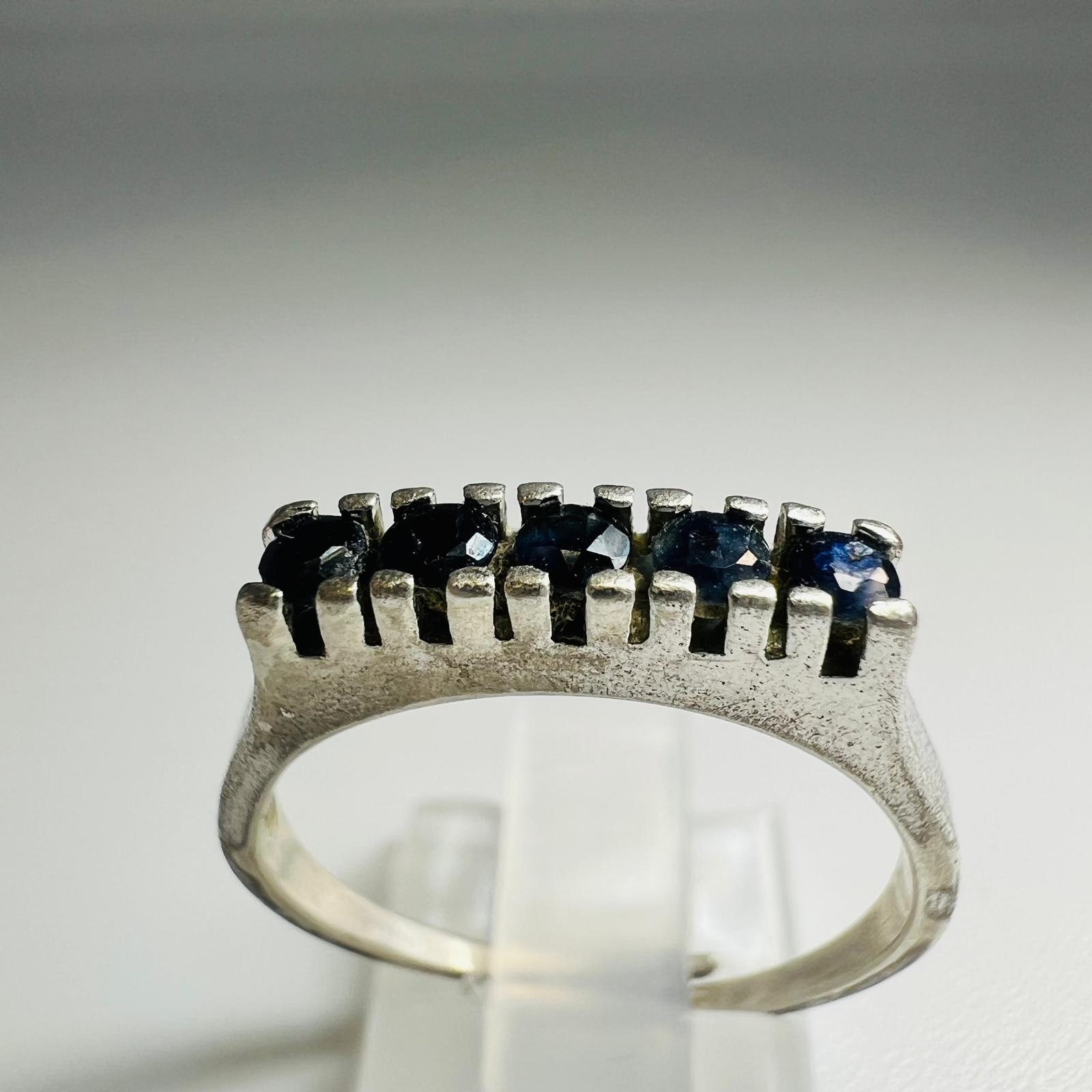 835er Silber Art-Déco Ring