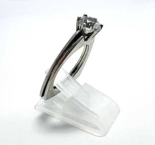 Zirkonia Solitärring 925er Silber