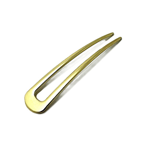 Matte Gold French Hair Pin 