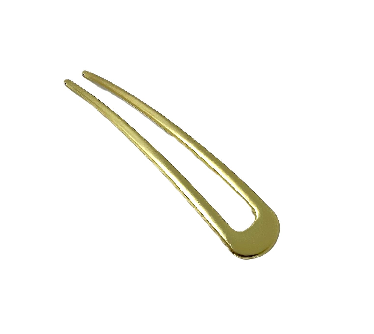 Matte Gold French Hair Pin 