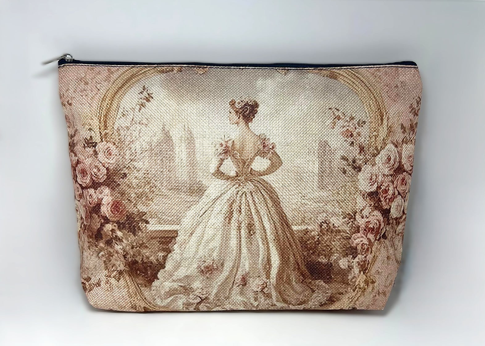Große Rokoko-Style Kosmetiktasche