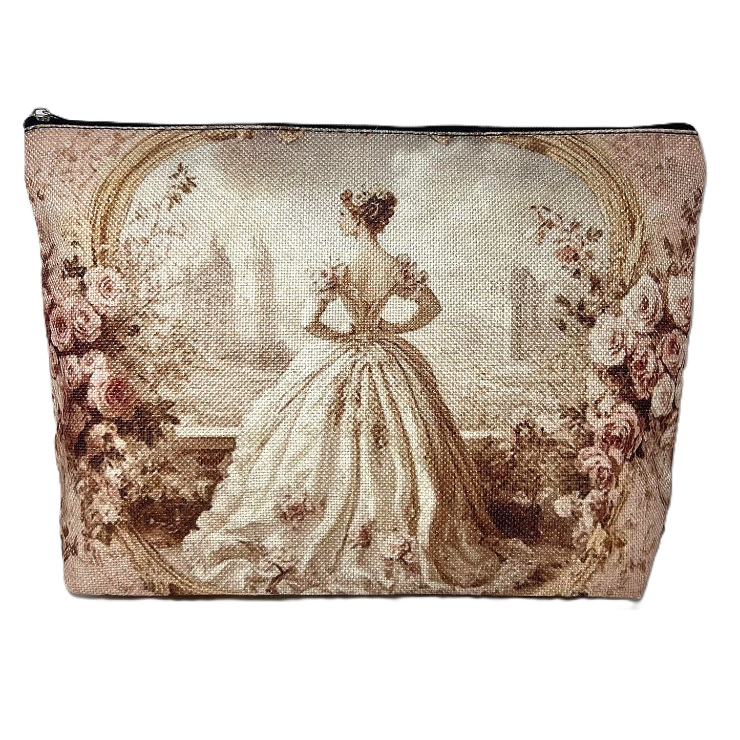 Große Rokoko-Style Kosmetiktasche