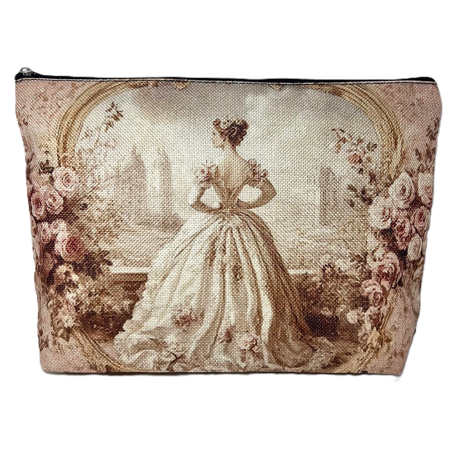 Große Rokoko-Style Kosmetiktasche