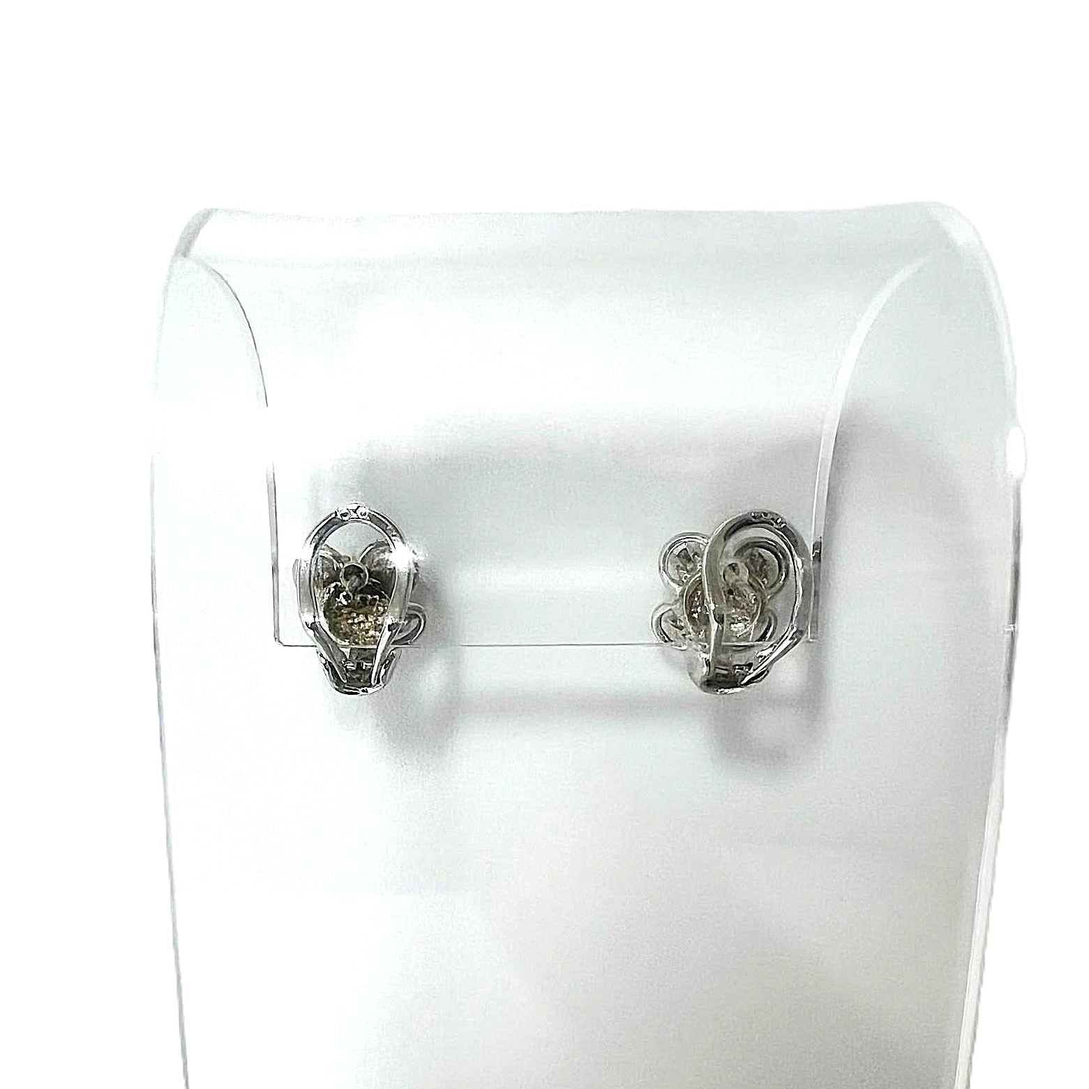 Art-Deco 925 Silber Ohrstecker mit 