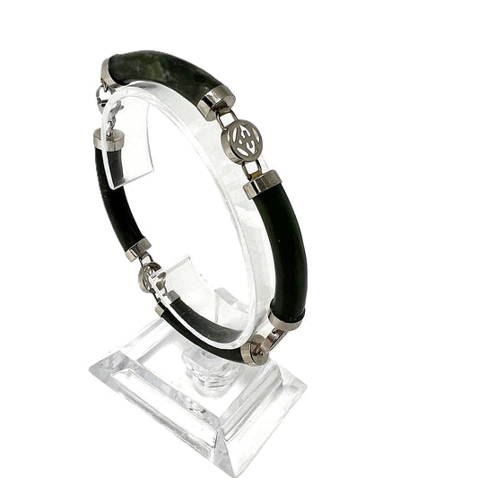 Vintage Jade-Armband