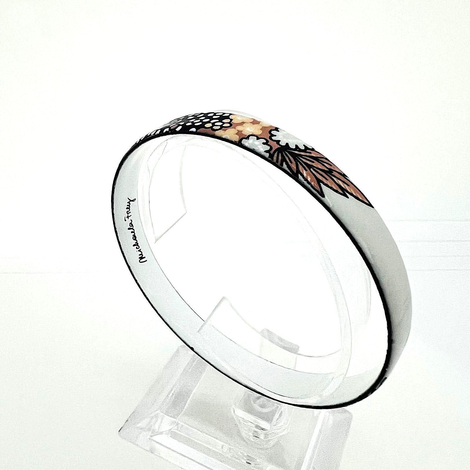 Vintage Emaille Armreif von Michaela Frey